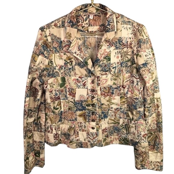 Rare 2005 Polo Ralph Lauren Patchwork Batik Skirt & Jacket Sz 10 - Picture 2 of 5